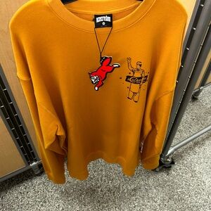 ICECREAM Live Long Crewneck Sweatshirt In Inca Gold